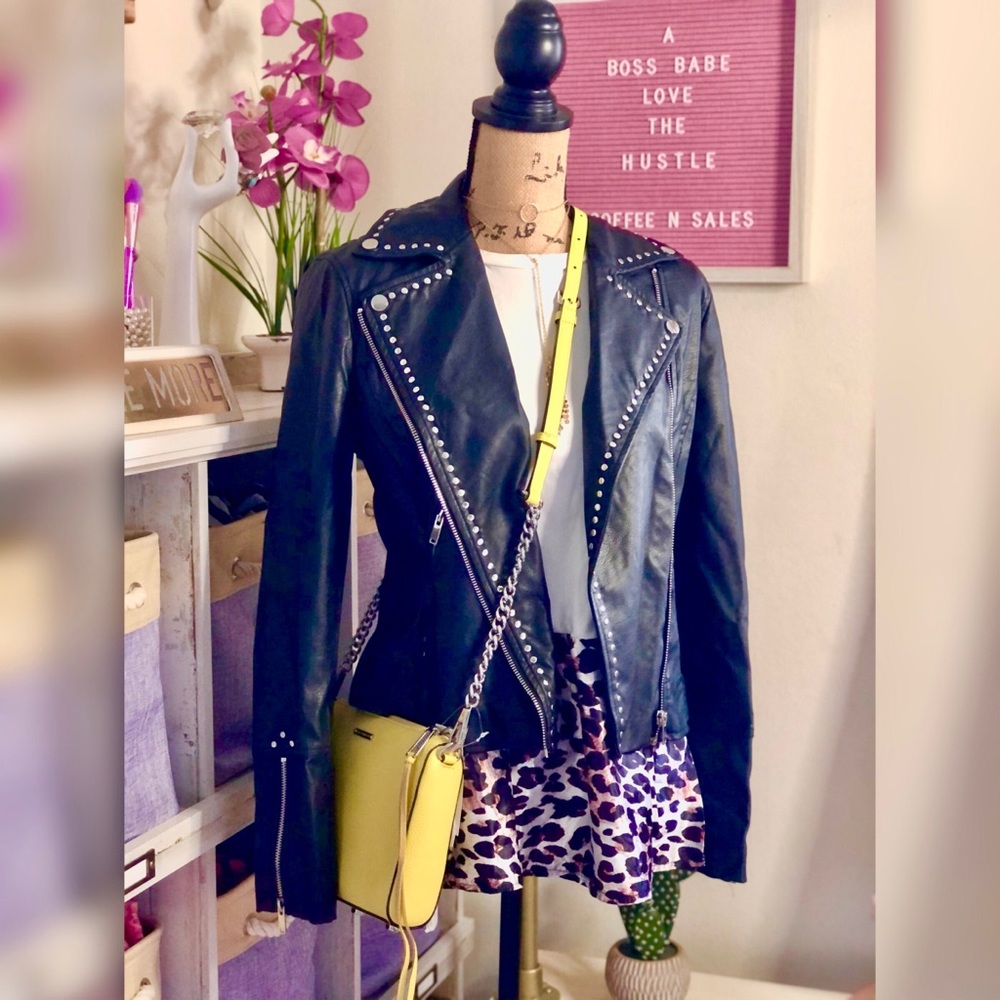 Philosophy Studded leather jacket - Picture 9 of 9